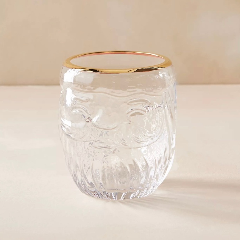 Anthropologie Santa Claus North Pole Juice Glass - Picture 13 of 16